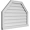 Ekena Millwork Octagonal Top Surface Mount PVC Gable Vent w/ 2"W x 2"P Brickmould Sill Frame, 34"W x 24"H GVPOT34X2403SN - alternate 2
